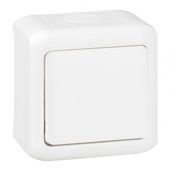 Intrerupator cap scara PT IP44 alb 10A LEGRAND Forix 782363