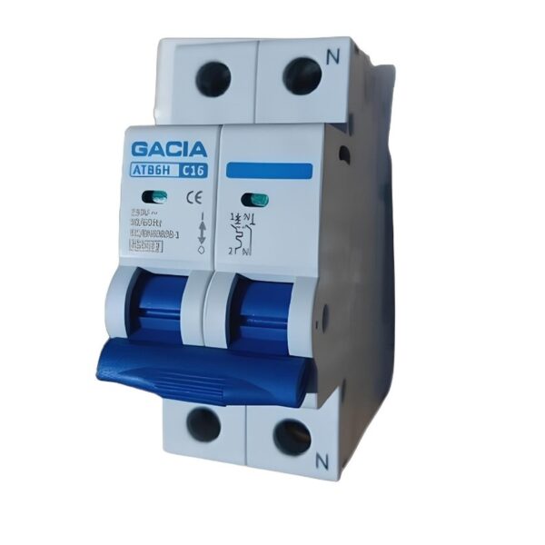 Disjunctor 1P+N 2M C16 4.5kA GACIA PN8N-1NC16