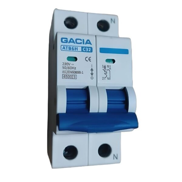 Disjunctor 1P+N 2M C32 4.5kA GACIA PN8N-1NC32