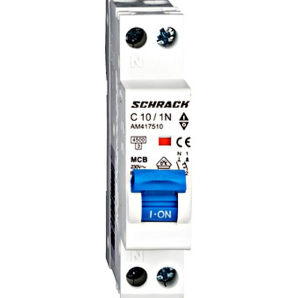 Disjunctor 1P+N 10C 4.5kA SCHRACK AM417510