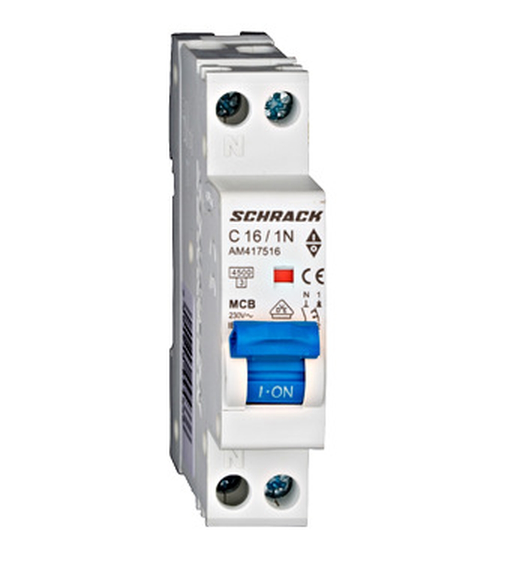 Disjunctor 1P+N 16C 4.5kA SCHRACK AM417516