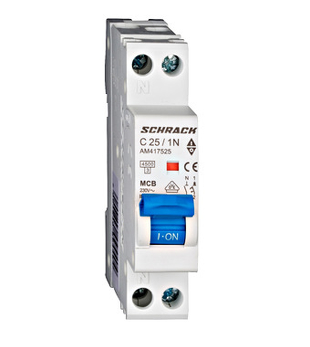 Disjunctor 1P+N 25C 4.5kA SCHRACK AM417525