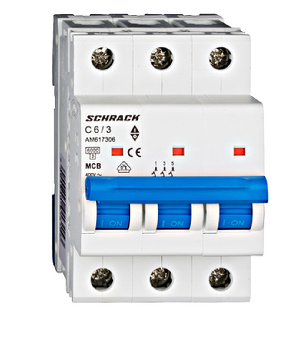 Disjunctor 3P 6C 6kA SCHRACK AM617306