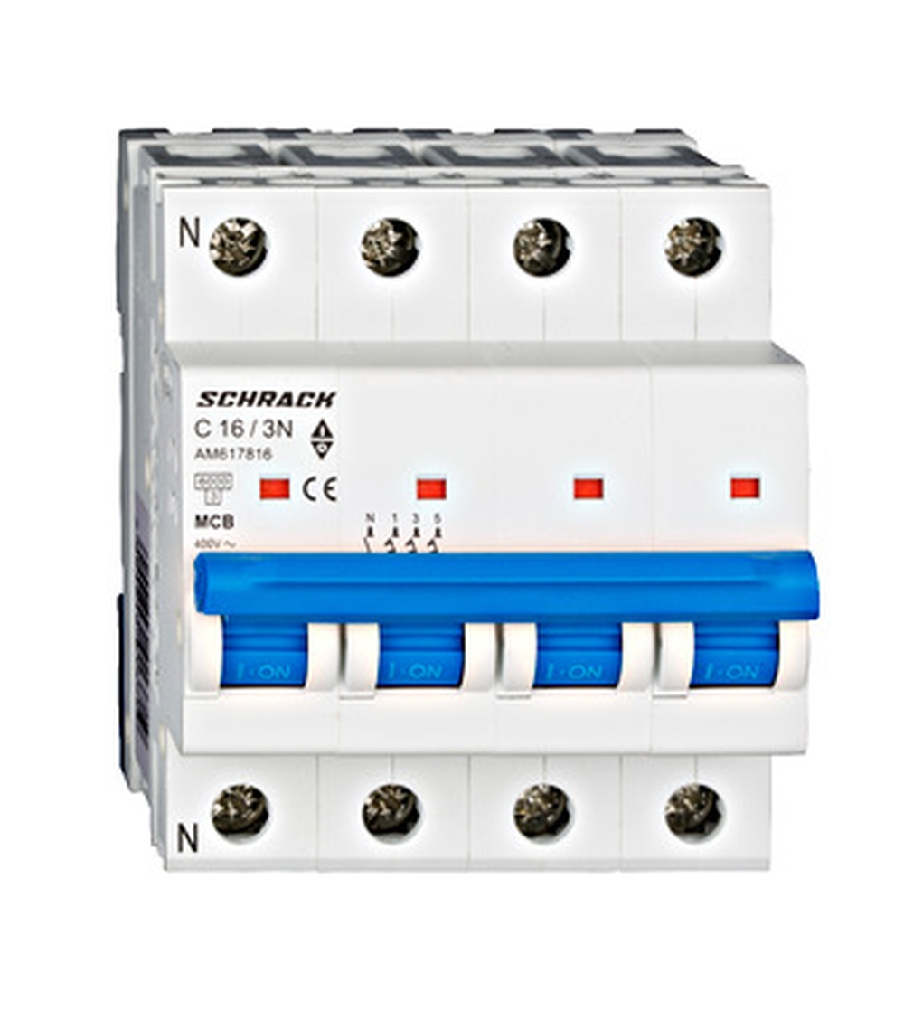 Disjunctor 3P+N 16C 6kA SCHRACK AM617816