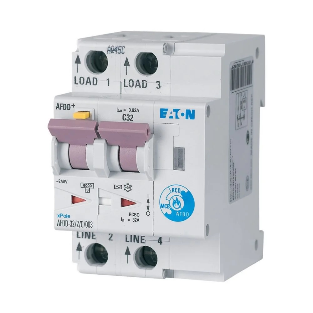 Disjunctor dif. AFDD 2P C32 30mA tip AC 10kA EATON 187233