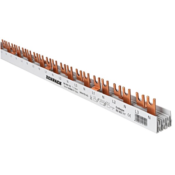 Bara colectoare tip furca 1N/2N/3N 4P 1M SCHRACK BSB00123