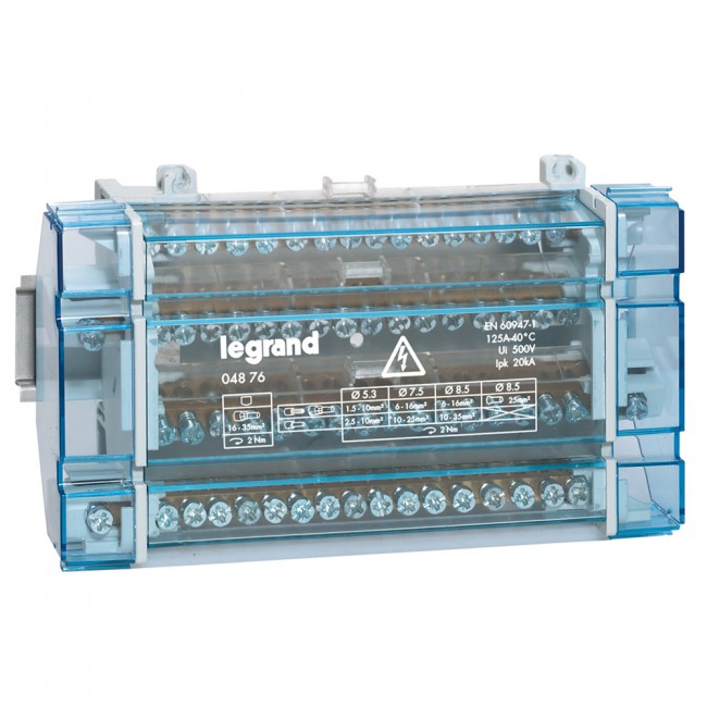 Bloc distributie modulara 4Px17 125A LEGRAND 400410