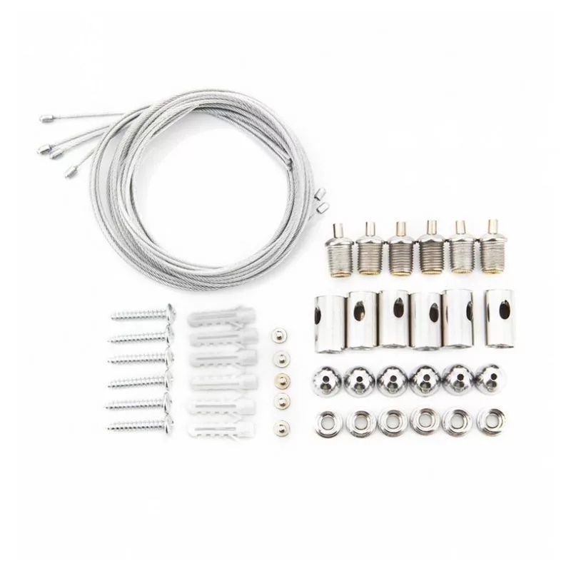 Kit suspensie panou LED 120x30 6x100cm ASALITE ASAL0163