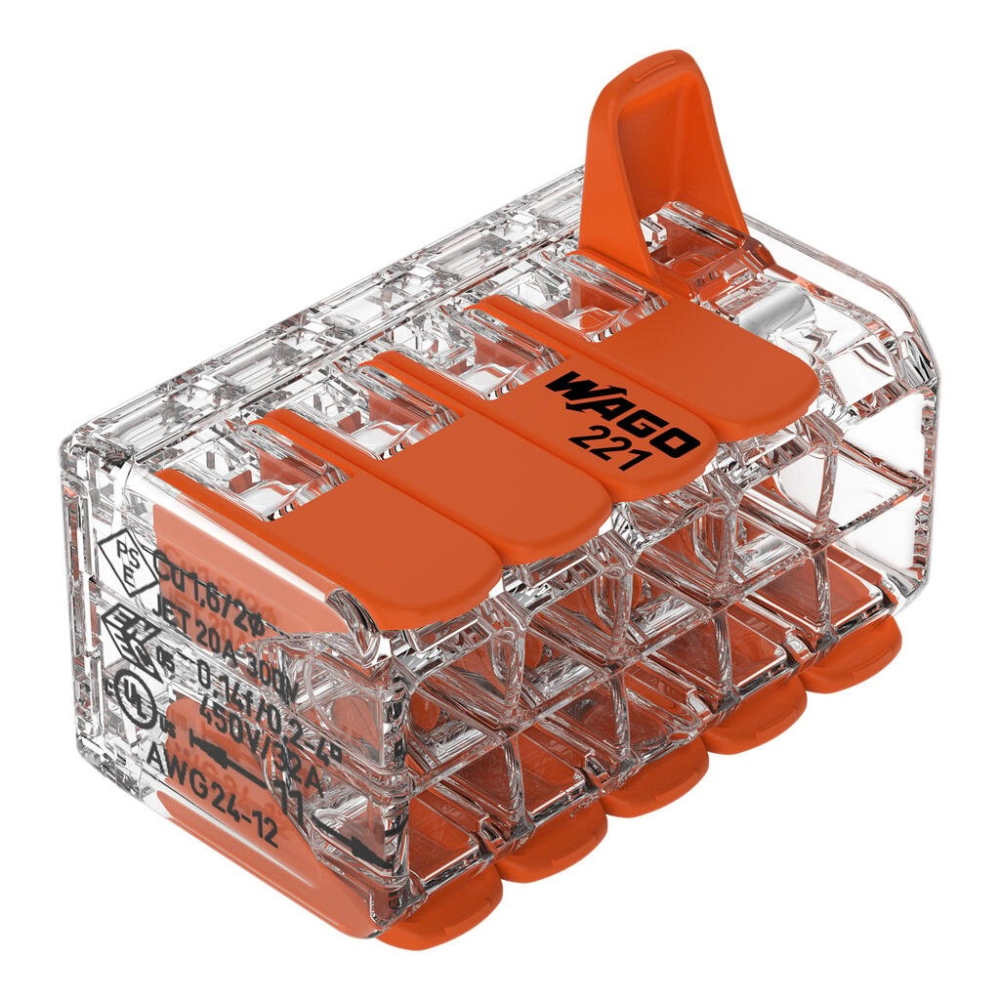 Clema de conexiune demontabil 10P 0.5-4mmp WAGO 221-420