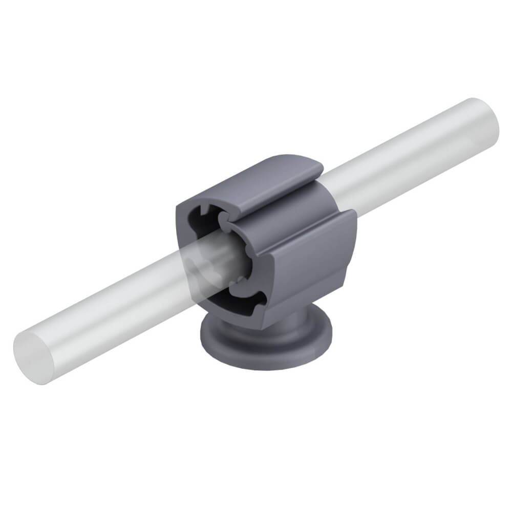 Suport conductor Rd 8-10 plastic 55mm M8 5207487 OBO