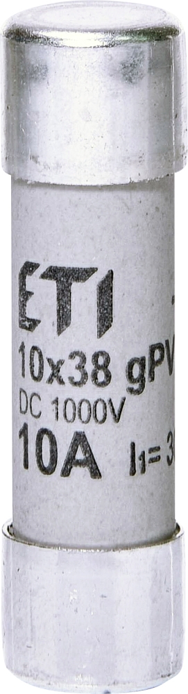 Siguranta fuzibila cilindrica gPV 10x38 10A 1000V DC ETI