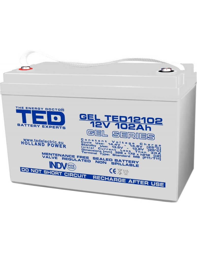 Acumulator GEL AGM VRLA 12V 102Ah TED003492