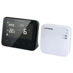 Termostat programabil, Wireless, RF, Wi-Fi, Ermetiq TA-WT20W, 868MHz, 2.4GHz, Display LCD, functie fereastra deschisa, Negru - imagine 3