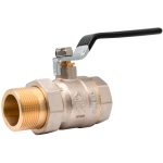 Robinet sferic alama cu olandez si maner 1-1/4" MF - imagine 2