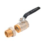 Robinet sferic alama cu olandez si maner 1-1/4" MF - imagine 3